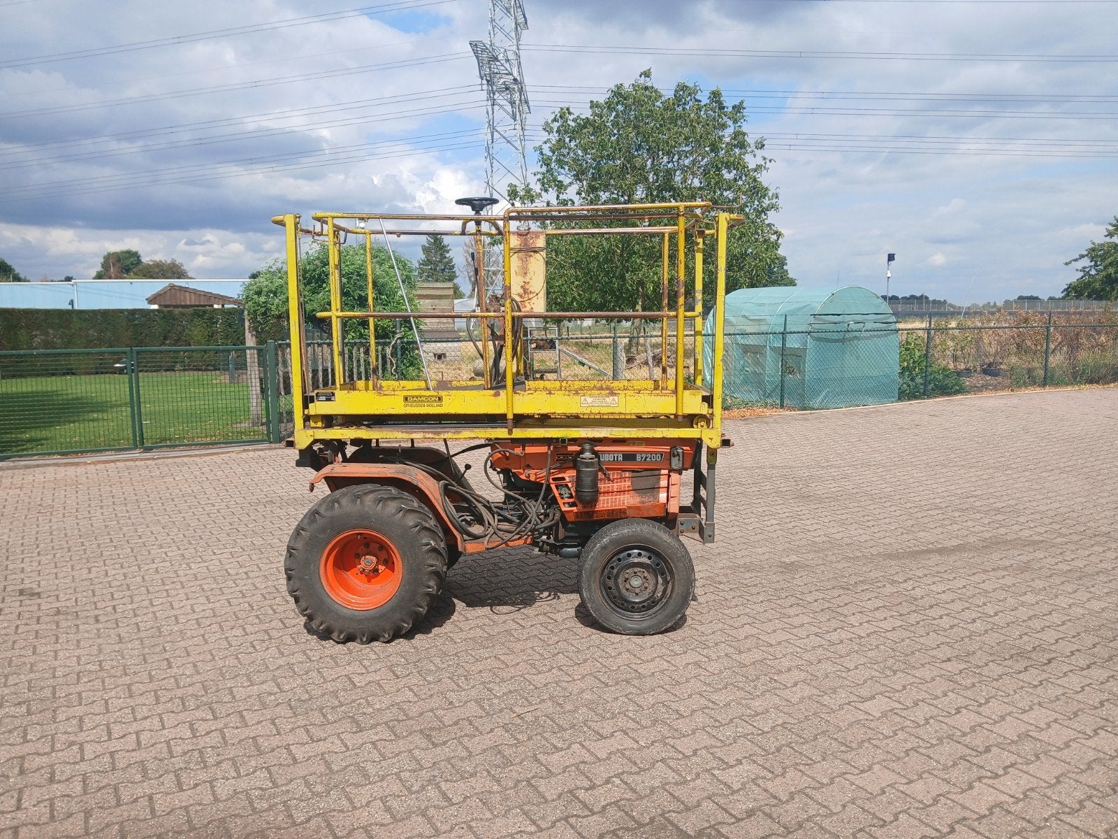 kubota B 7200 met hoogwerker, Zakelijke goederen, Ophalen
