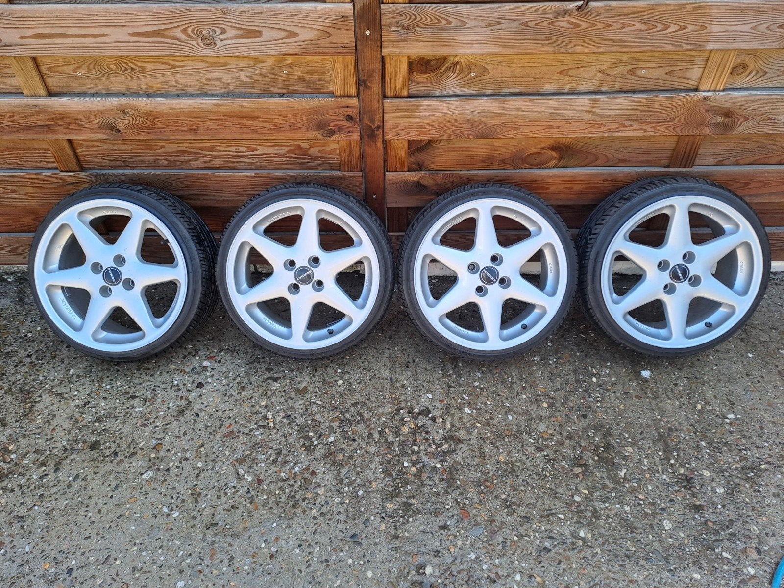 borbet velgen +banden 16 inch, Auto-onderdelen, Banden en Velgen, Ophalen, 16 inch, Banden en Velgen, Zomerbanden