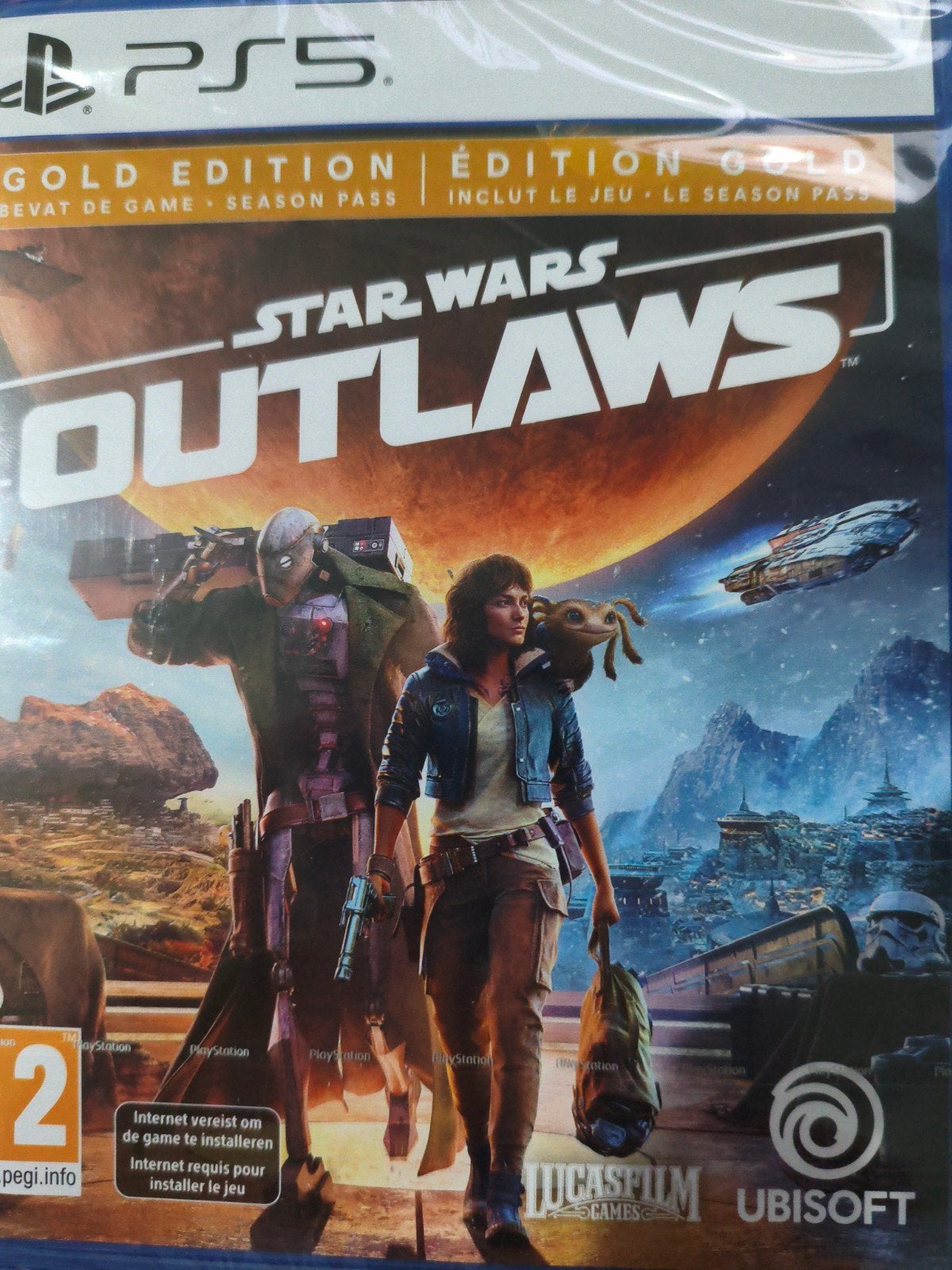 star wars outlaws gold édition neuf, Enlèvement