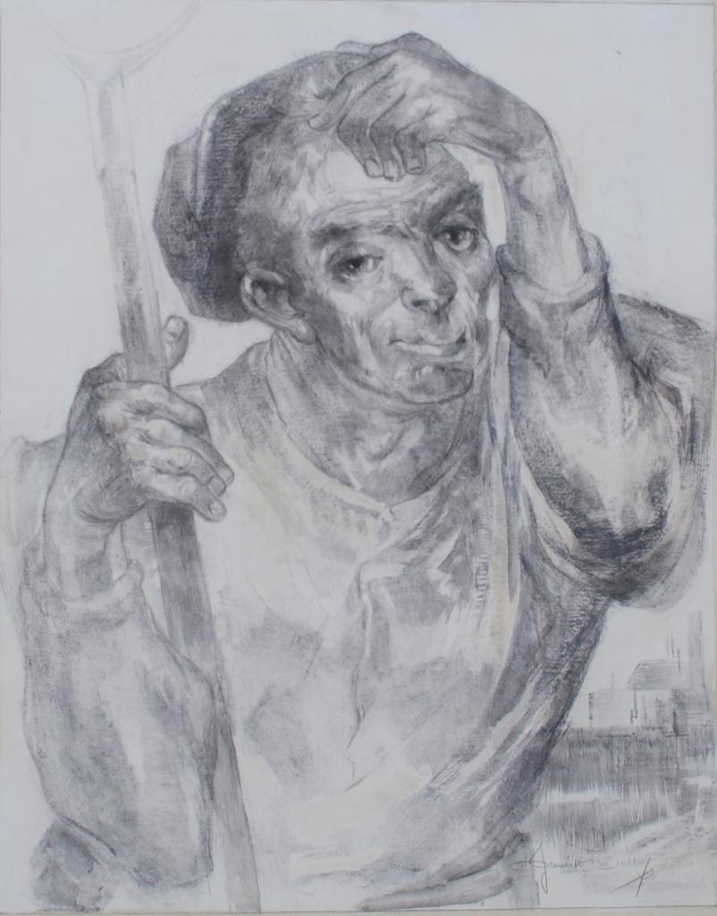 Maurits Tilley (1908-1978): Roker (58 x 76 cm), Enlèvement