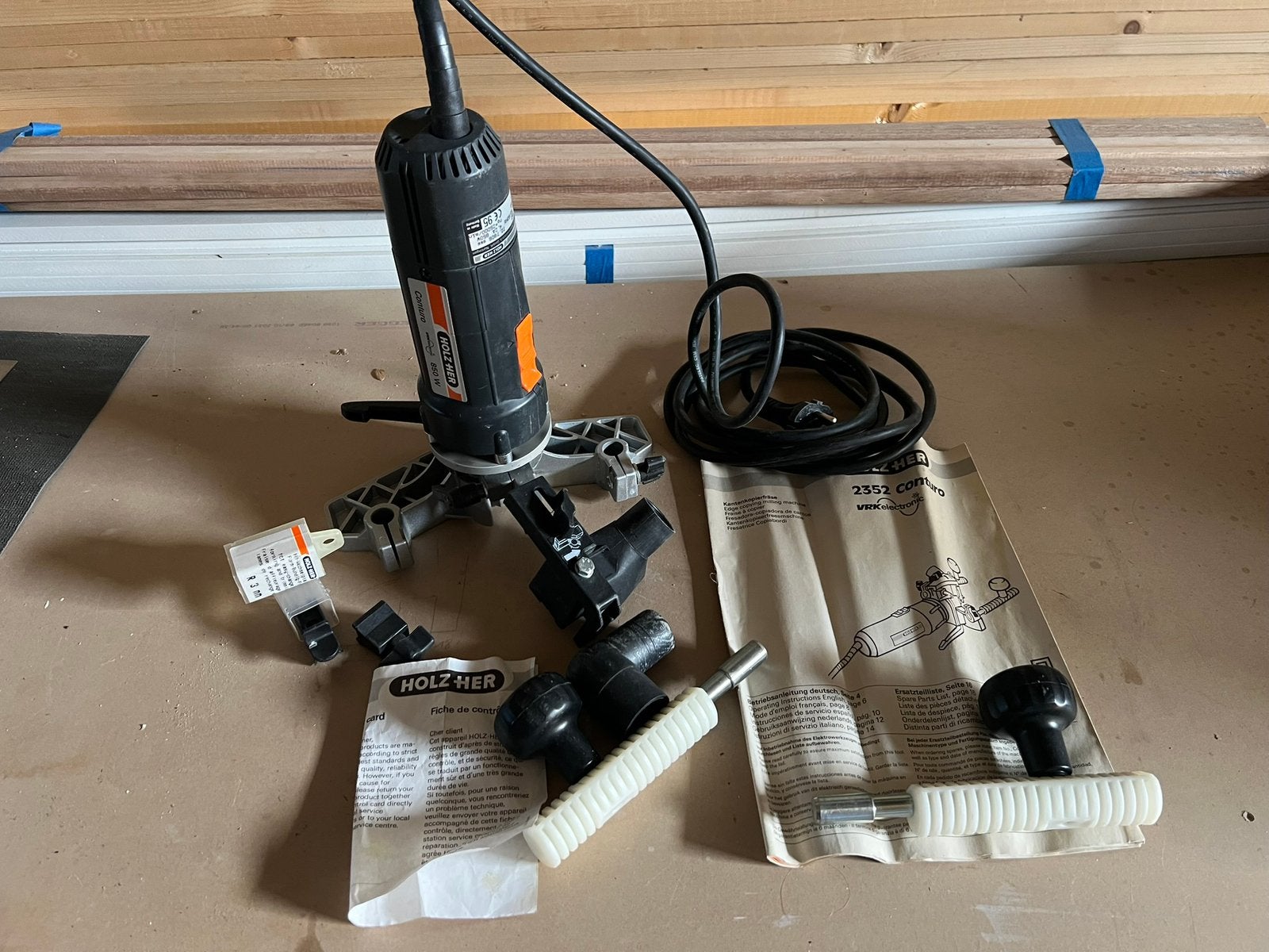 Holz Her Conturo bovenfrees 850 w., Zakelijke goederen, Machines en Bouw | Houtbewerking, Ophalen