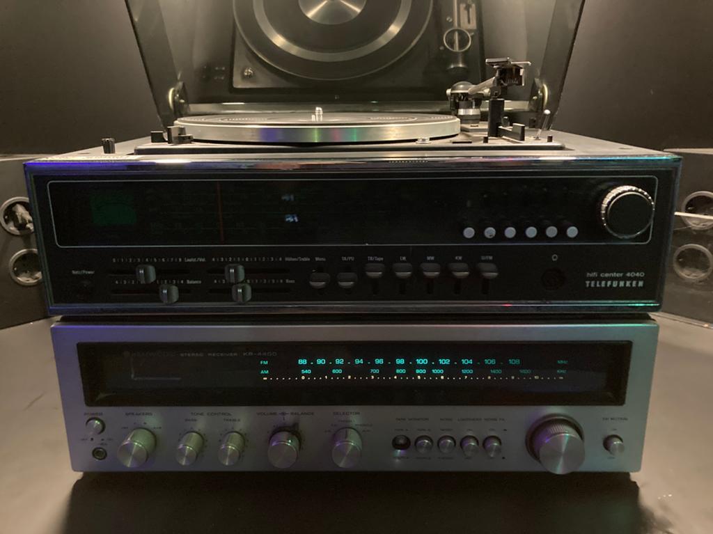 Combo Kenwood KR 4400 AM/FM ontvanger en Telefunken 4040, Ophalen, Zo goed als nieuw
