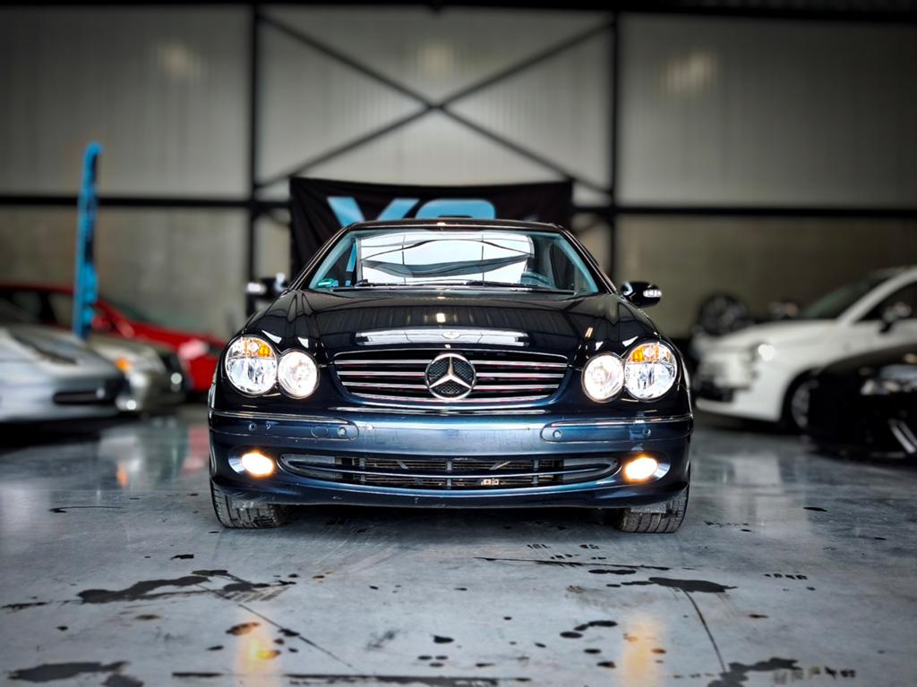 Mercedes-benz avantgarde clk240, Auto's, Mercedes-Benz, Automaat, Blauw, Bedrijf, Onderhoudsboekje