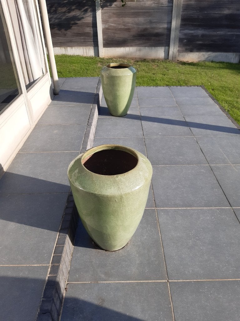 Tuinvazen xl steen groen, Enlèvement, Utilisé
