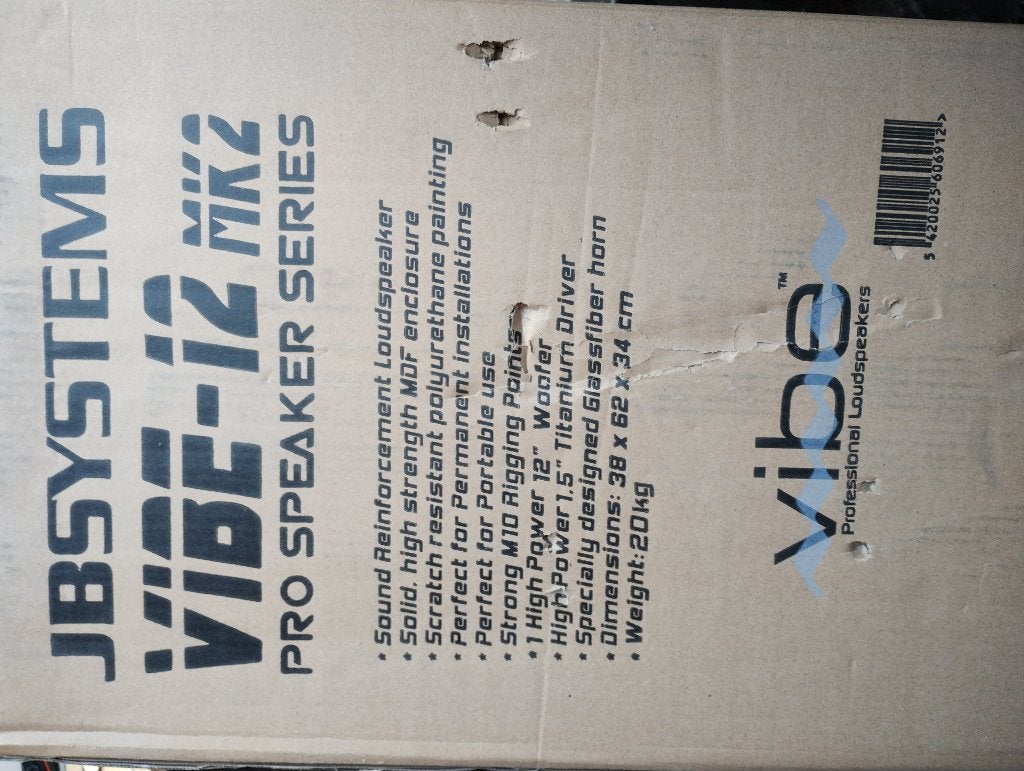 1 x Luidspreker VIBE 12 MK2 Nieuw, TV, Hi-fi & Vidéo, Enlèvement, Neuf