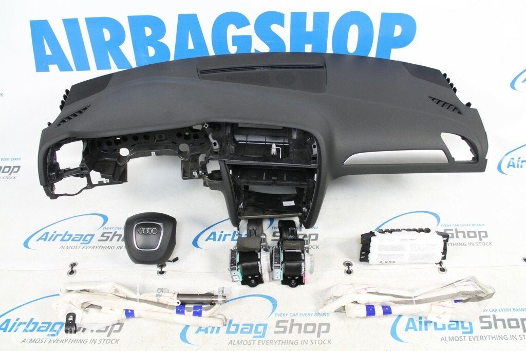 Airbag set - Dashboard zwart met dak airbags Audi A4 B8, Auto-onderdelen