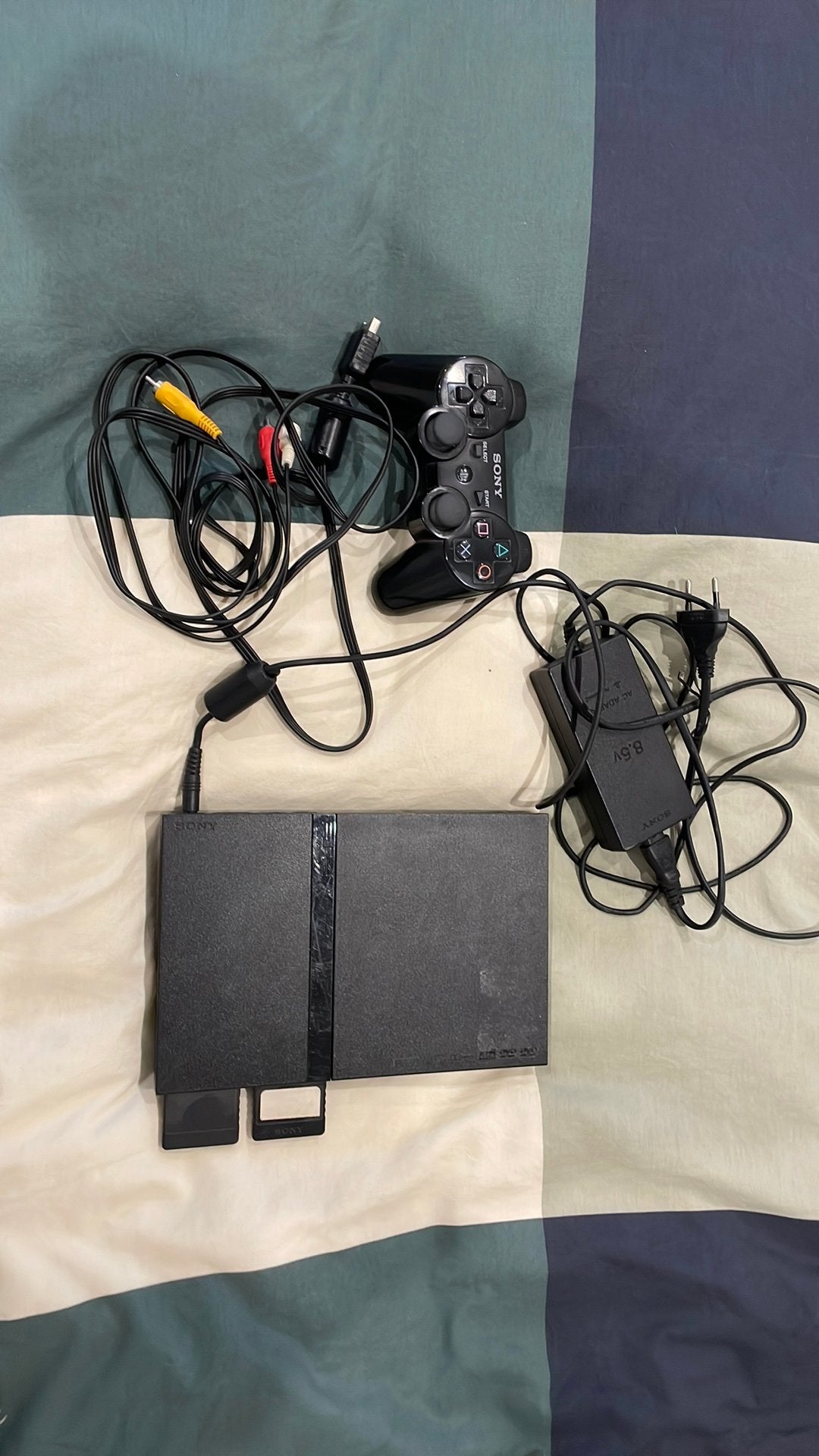 PlayStation 2, Enlèvement ou Envoi, Comme neuf, Noir, Slim