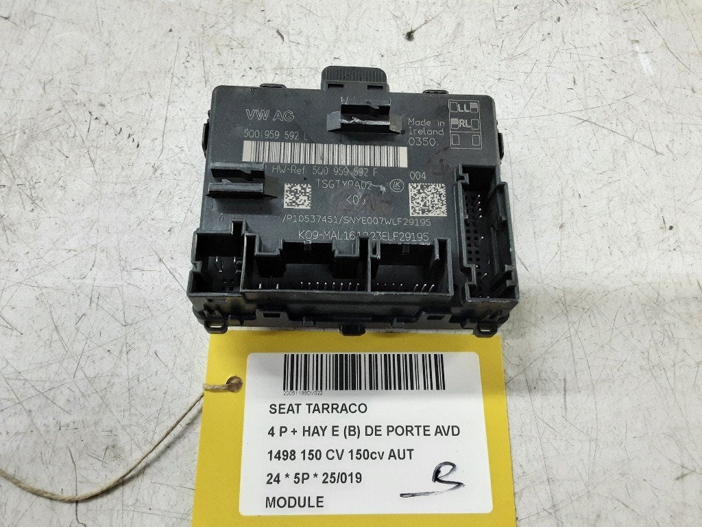 UNITE ELECTRONIQUE Seat Tarraco (5Q0959592L), Autos : Pièces & Accessoires, Seat Deutschland GmbH, Service@seat.de, Utilisé, Seat