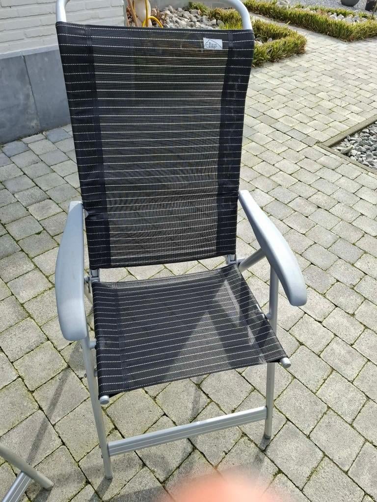 4 camping stoelen in zeer goede staat, Ophalen, Zo goed als nieuw, Campingstoel