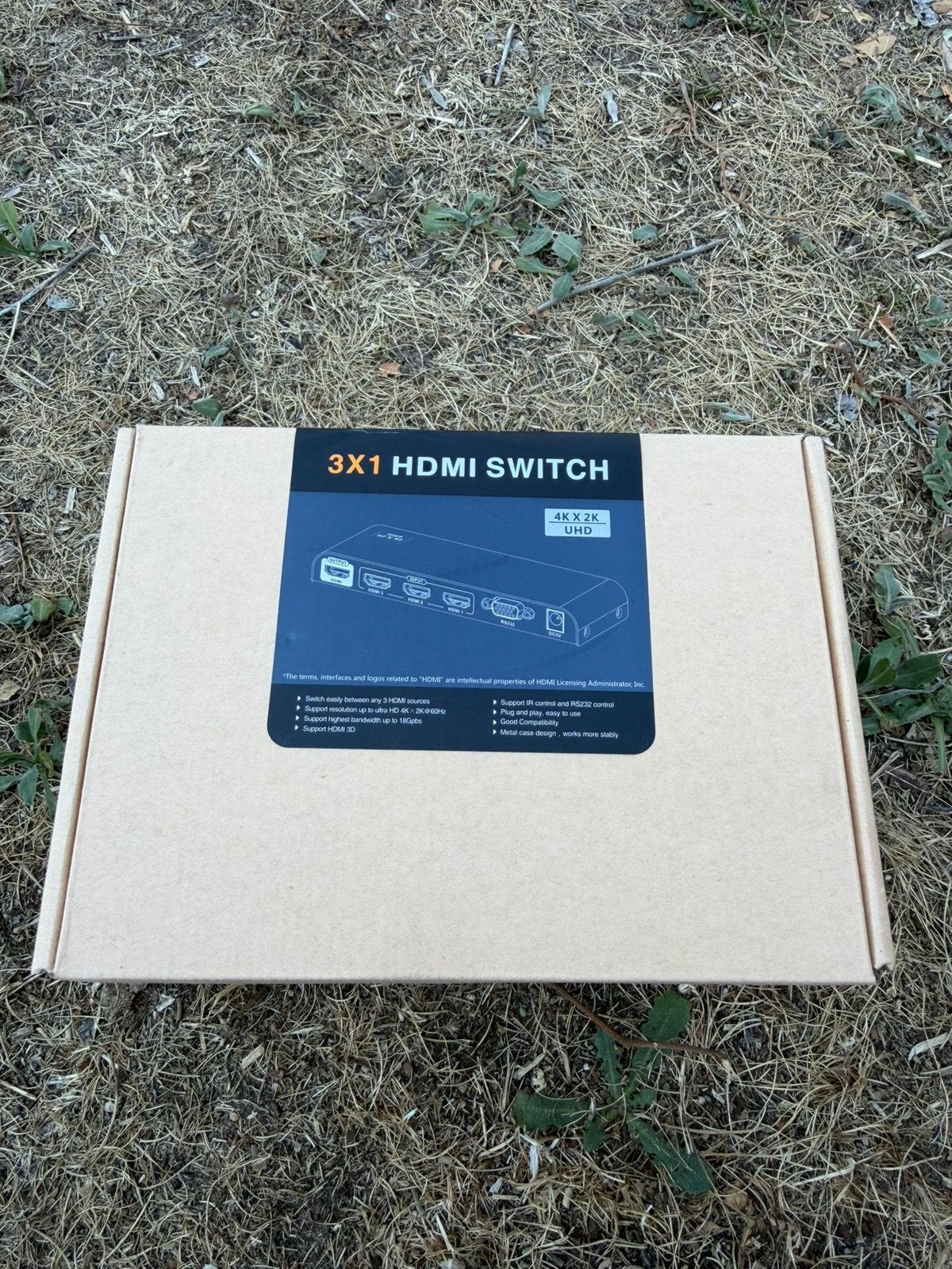 3x1 HDMI Switch 4K 60Hz – NIEUW IN DOOS, Audio, Tv en Foto, Ophalen, Nieuw
