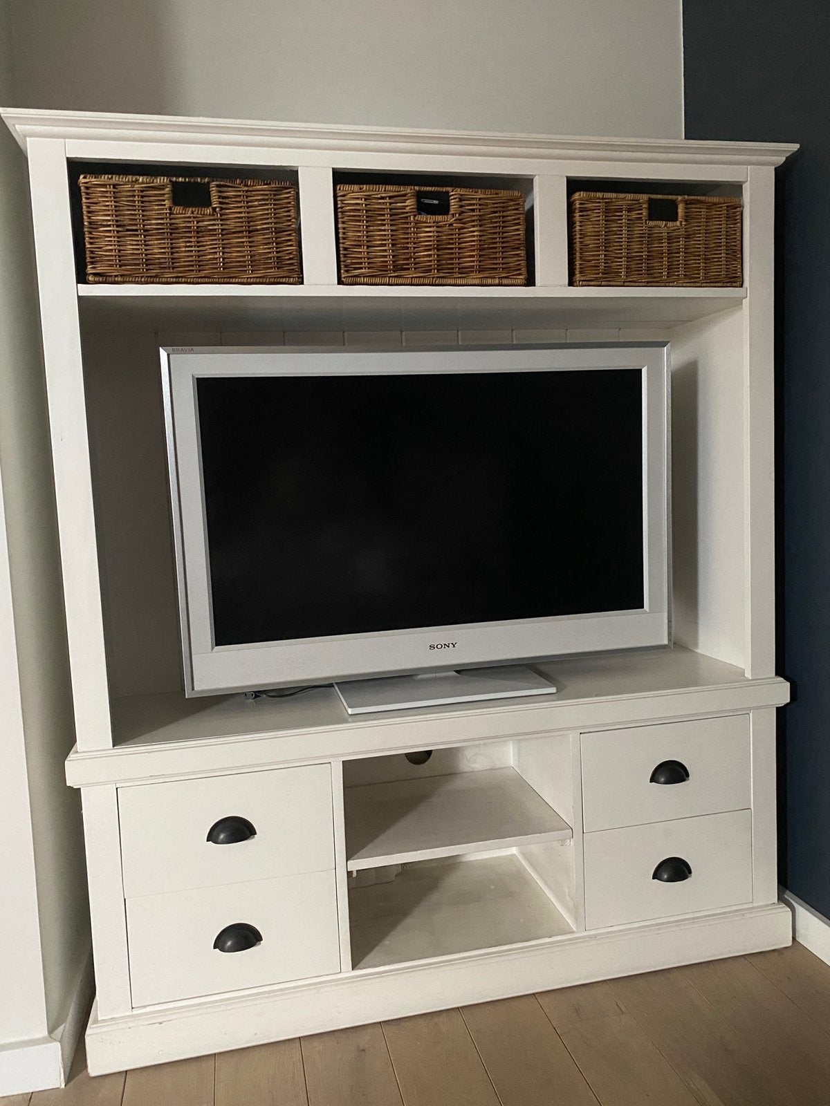 Tv kast Landelijk Vol hout, 25 à 50 cm, 150 à 200 cm, Landelijk, Utilisé