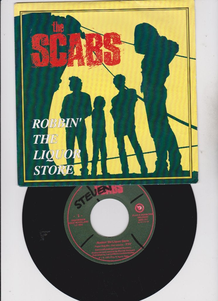 The Scabs – Robbin' The Liquor Store  1992, Cd's en Dvd's, Vinyl Singles, Gebruikt, 1990 - 1999, 7 inch, Single