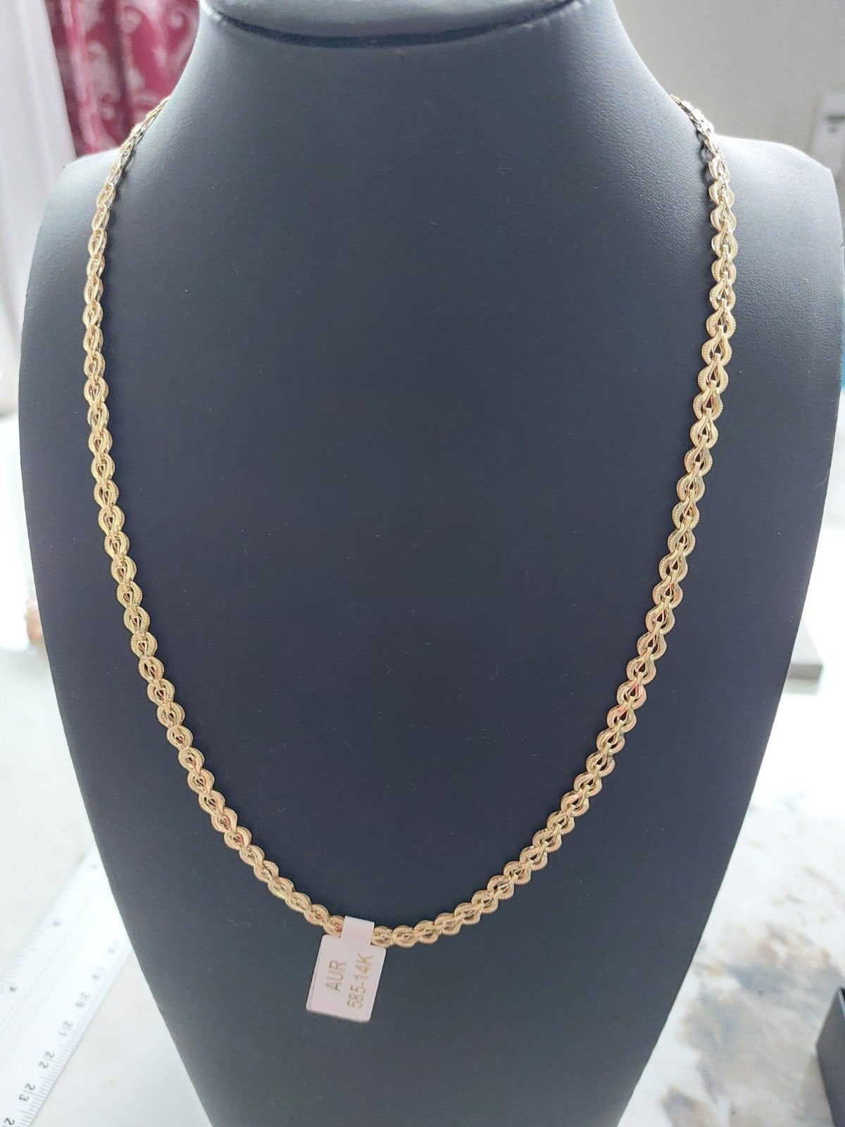 14K (585) geelgouden halsketting - 6,98 g - 50 cm - Nieuw, Ophalen, Geel, Goud