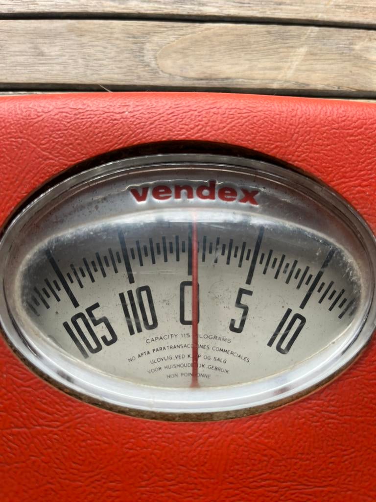 Vintage Analoge personenweegschaal, Elektronische apparatuur, Weegschalen, Ophalen, Zo goed als nieuw, Personenweegschaal