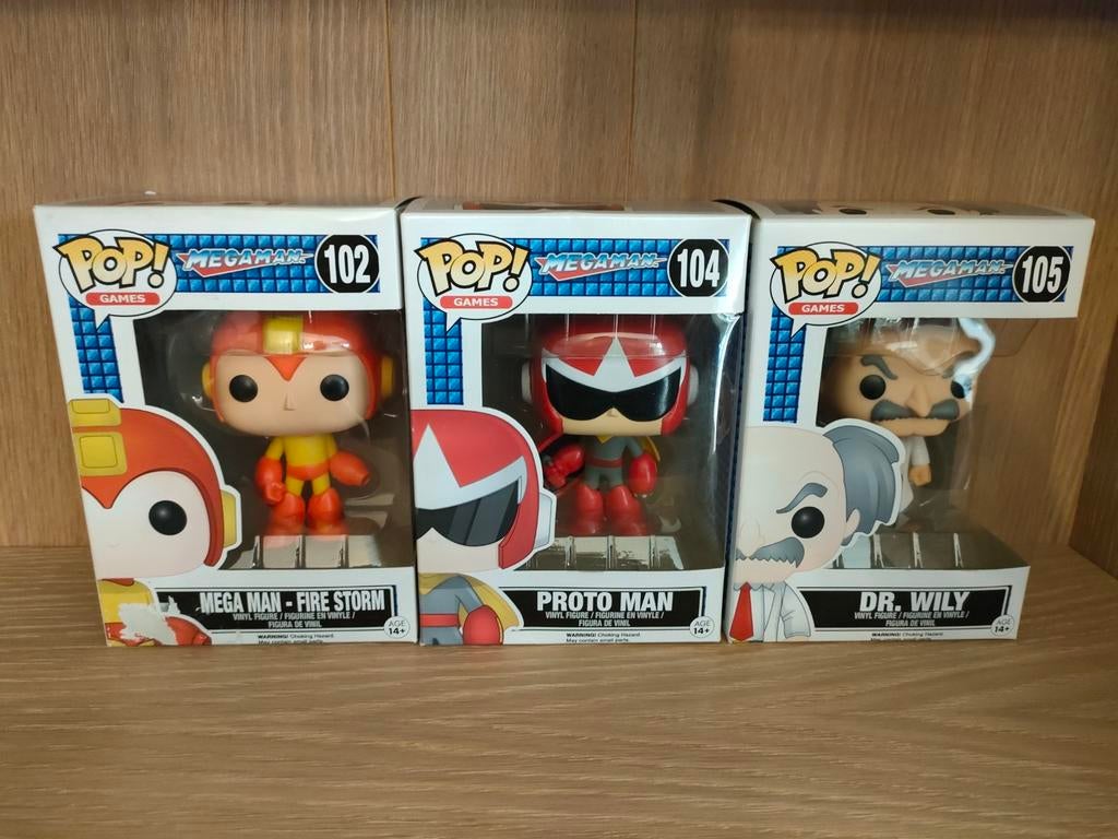 Capcom Funko Pop Vaulted Mega Man-figurenset, Ophalen of Verzenden