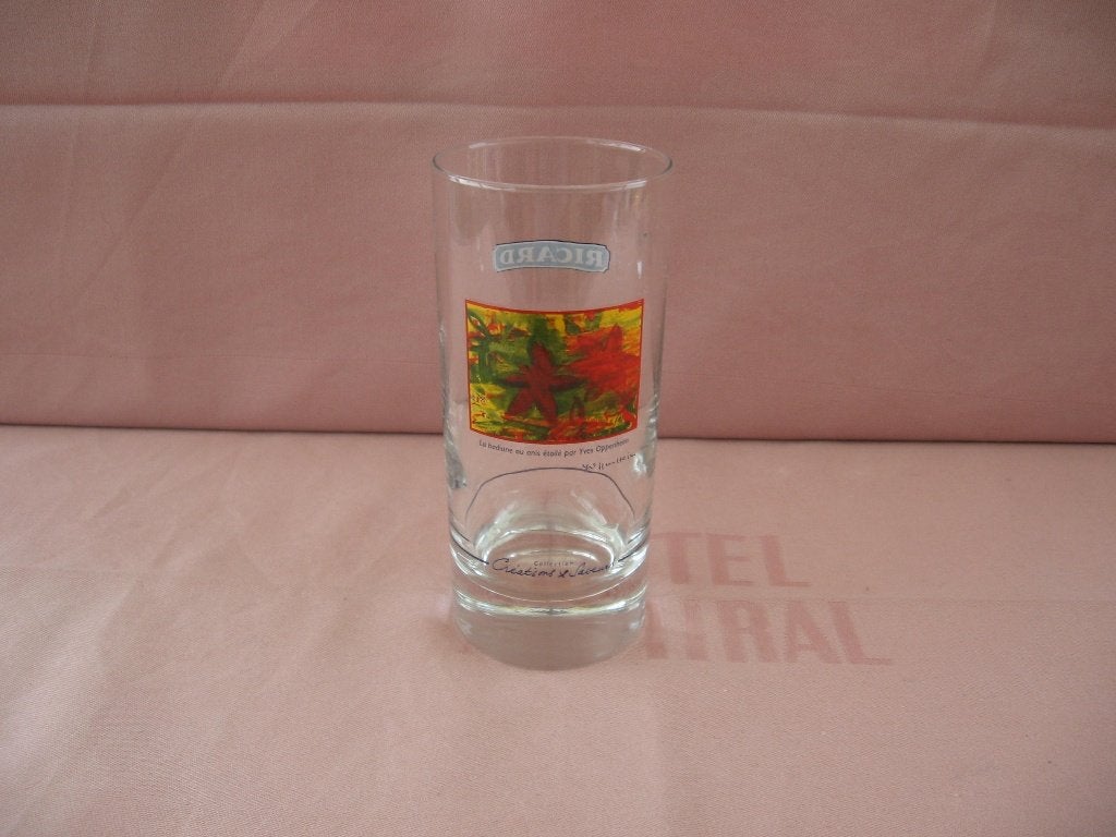 Ricard glas Créations et Saveurs Yves Oppenheim, Verzamelen, Ophalen of Verzenden, Zo goed als nieuw, Gebruiksvoorwerp