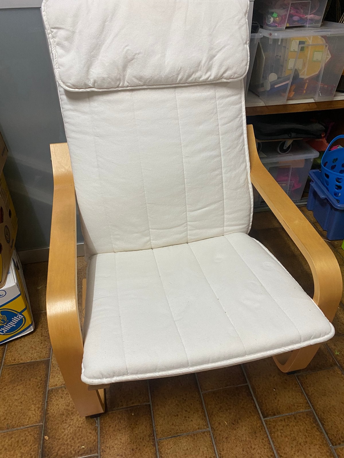 Poang Ikea, Huis en Inrichting, Fauteuils, Ophalen, Zo goed als nieuw, Hout