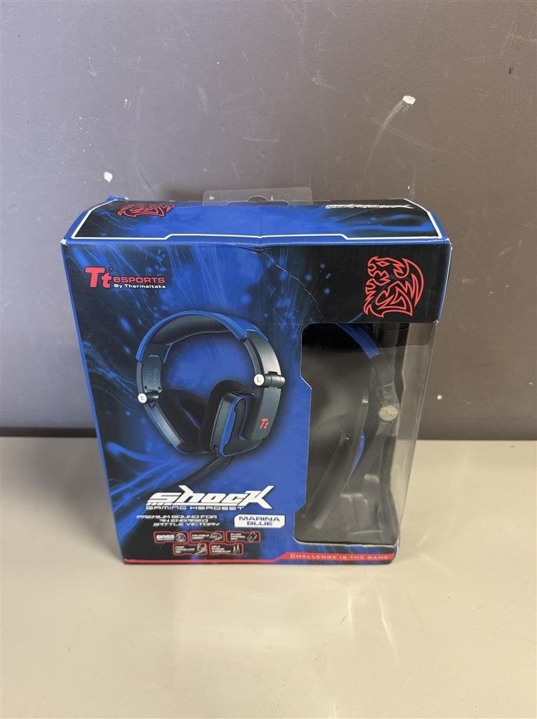 koptelefoon - ThermalTake TT e Sports Shock - headset, Enlèvement ou Envoi, Neuf