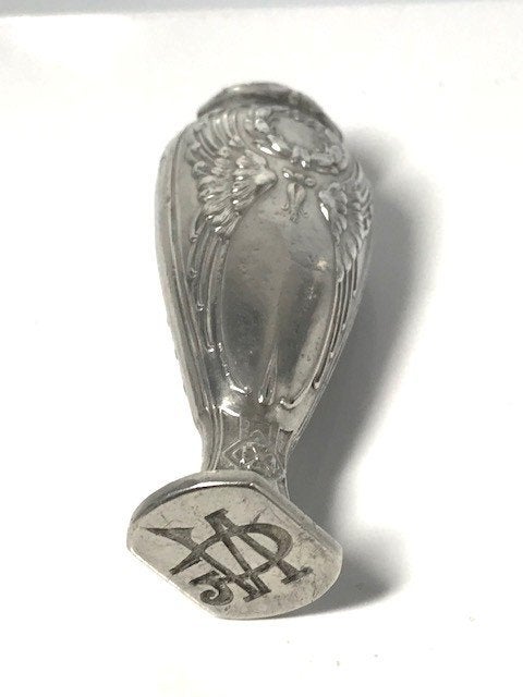 Tampon cire Art Nouveau antique cachet cire argent NP 25g💎, Enlèvement ou Envoi