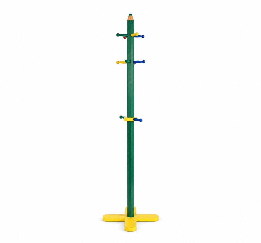 Pierre Sala – Pencil Coat Rack Clairefontaine – France 1980s, Enlèvement ou Envoi, Utilisé, Bois