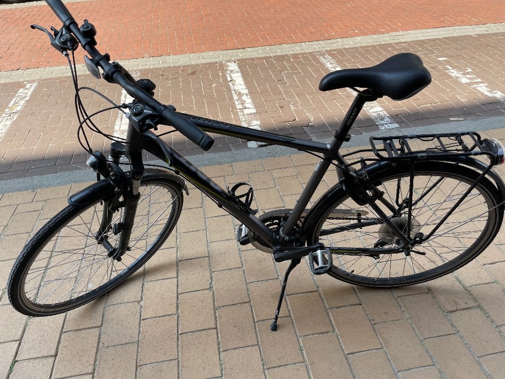 Herenfiets  giant, Fietsen en Brommers, Ophalen, Gebruikt, Velgrem, Giant
