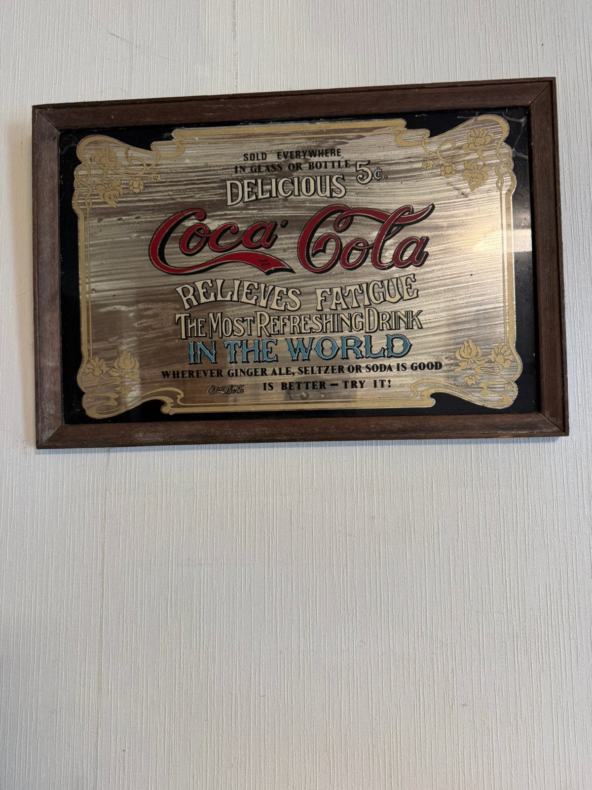 Coca-Cola spiegel, Enlèvement