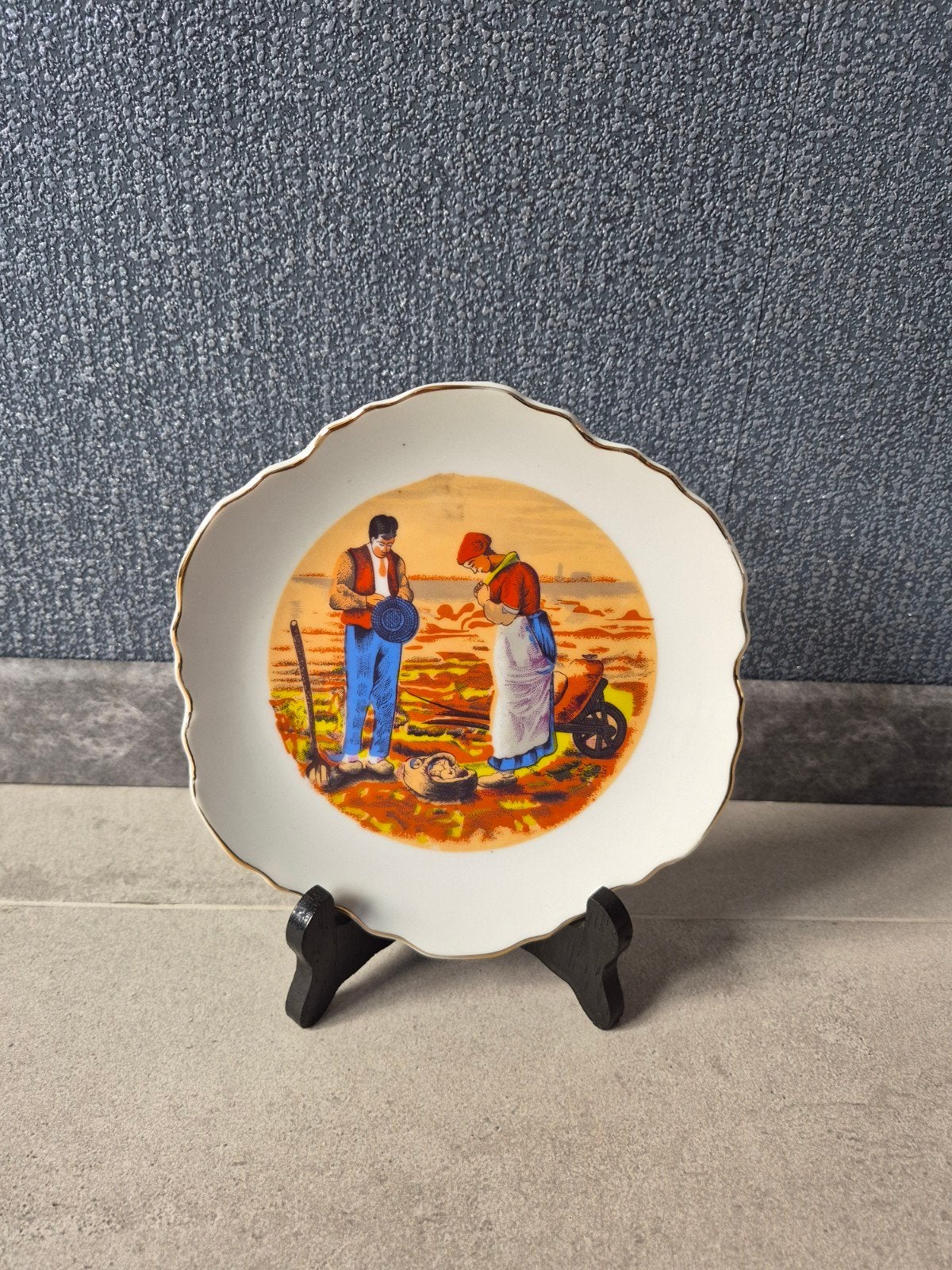 Vintage porselein sierbord Angelus, Ophalen