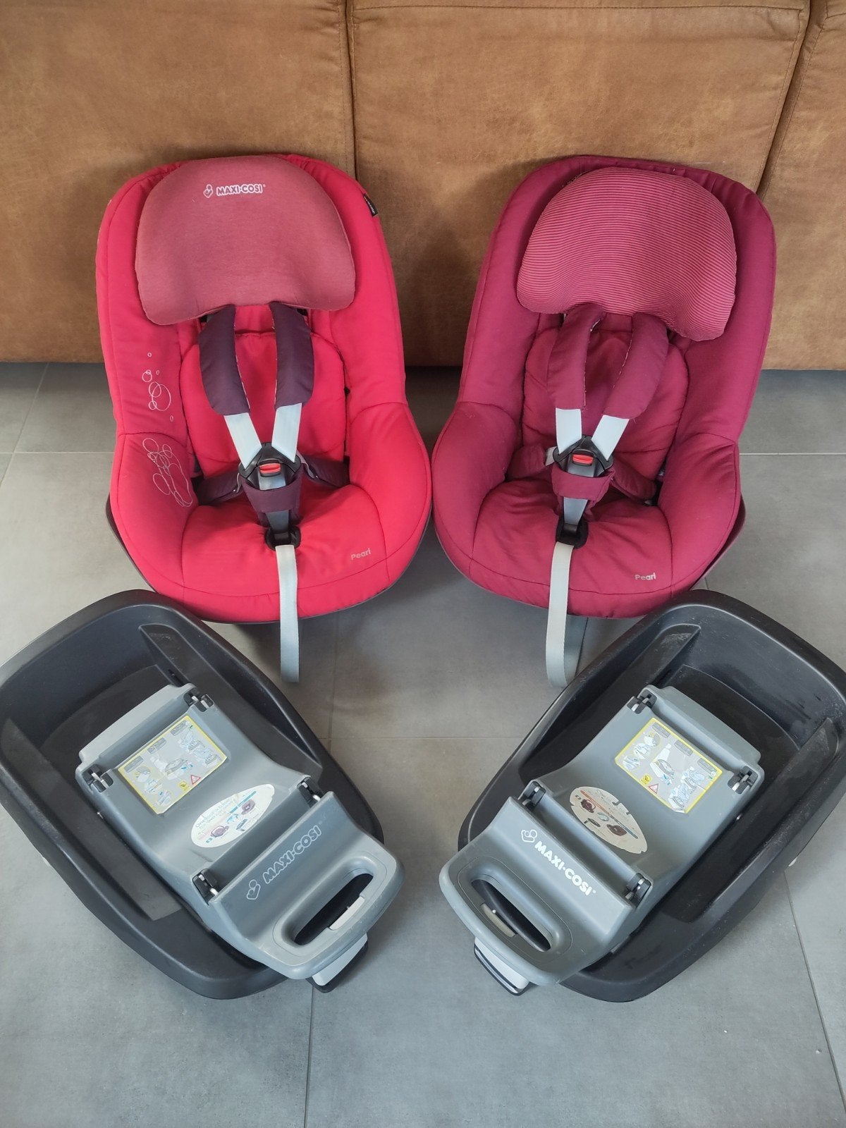 2 Maxi-Cosi Pearl autostoelen met Isofix FamilyFix, Enfants & Bébés, Sièges auto, Mode veille, Comme neuf, Enlèvement, Isofix