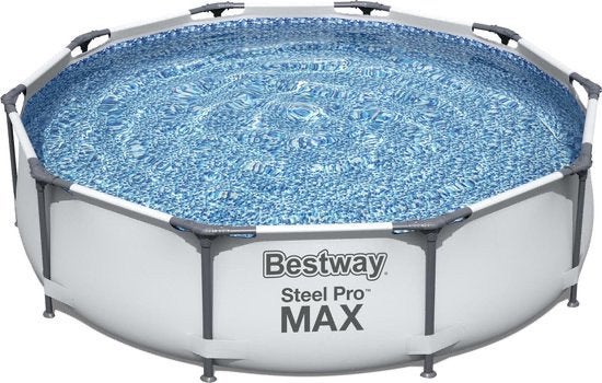 zwembad bestway diameter 305/h76 cm met tent, Ophalen, Zo goed als nieuw