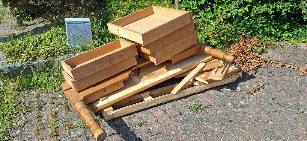 Gratis brandhout, Tuin en Terras, Brandhout, Minder dan 3 m³, Ophalen, Overige houtsoorten, Blokken