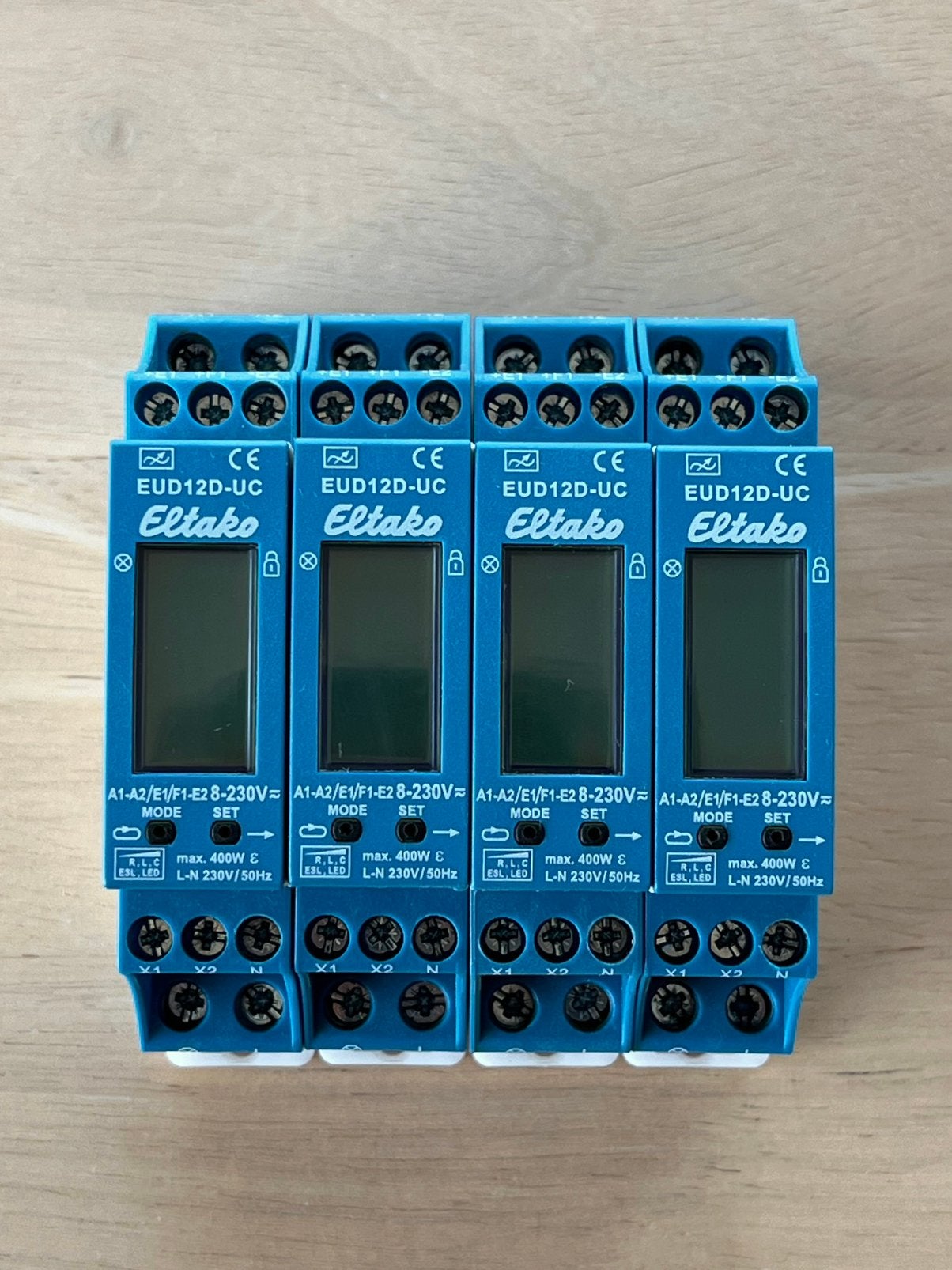 DIN rail dimmer module Eltako EUD12D-UC, Ophalen, Zo goed als nieuw