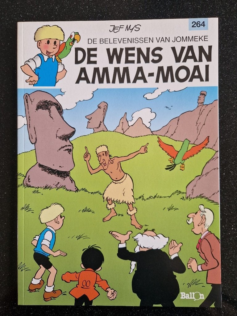 Jommeke Nr 264 De Wens van Amma-Moai, 1ste druk Nieuwstaat., Boeken, Stripverhalen, Eén stripboek, Nieuw, Jef Nys., Ophalen of Verzenden