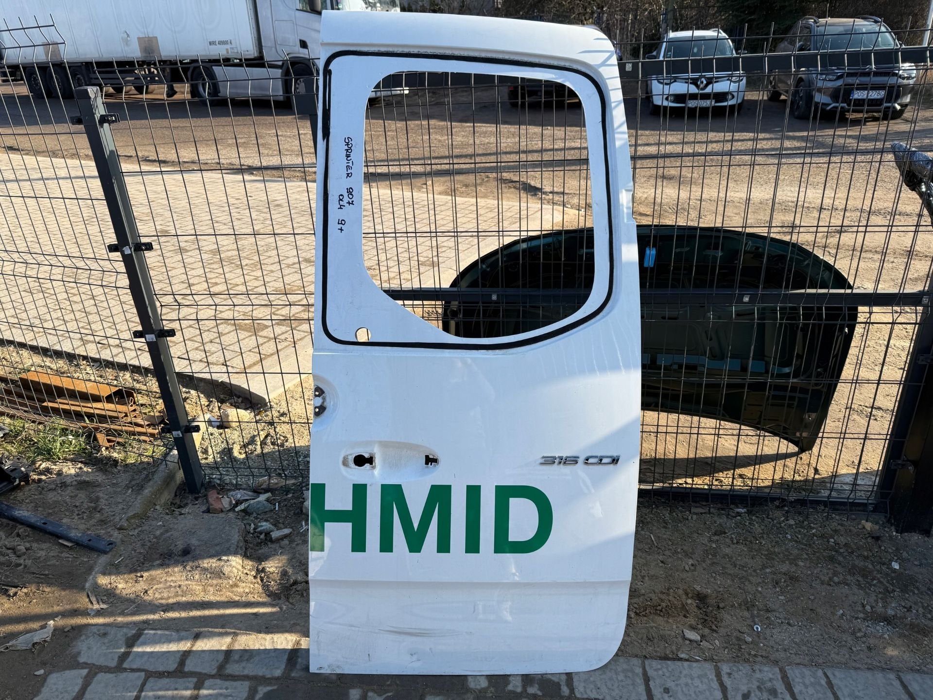 Mercedes Sprinter W907 Portier Rechts W907, Gebruikt, Mercedes-Benz AG, Deur, Mercedes-Benz