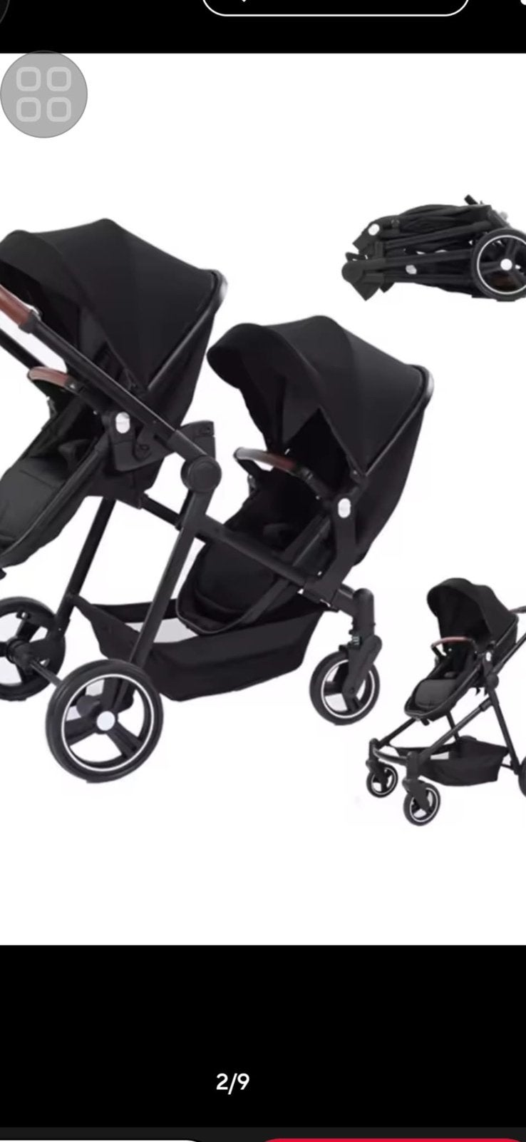 Splinter nieuwe kinderwagen, Kinderen en Baby's, Duowagen, Zo goed als nieuw, Ophalen, Kinderwagen