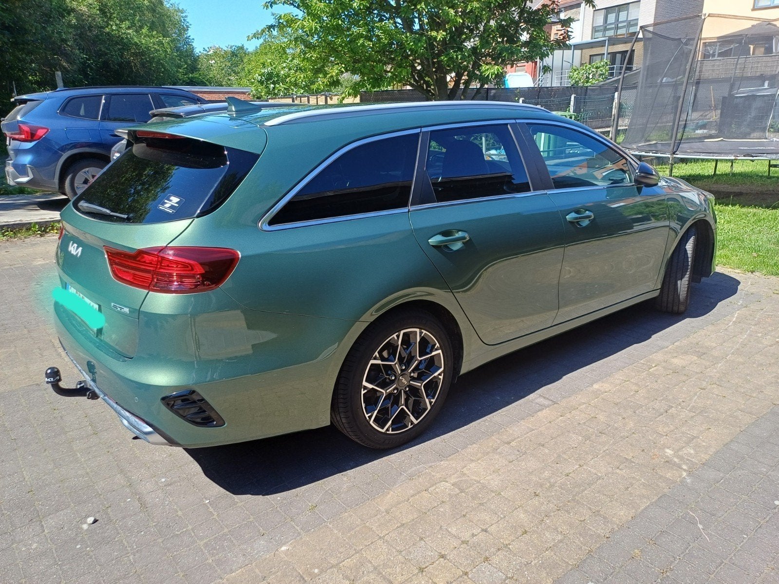 Kia ceed sw 1.5 gt-line, Auto's, Leder en Stof, Break, Particulier, Groen