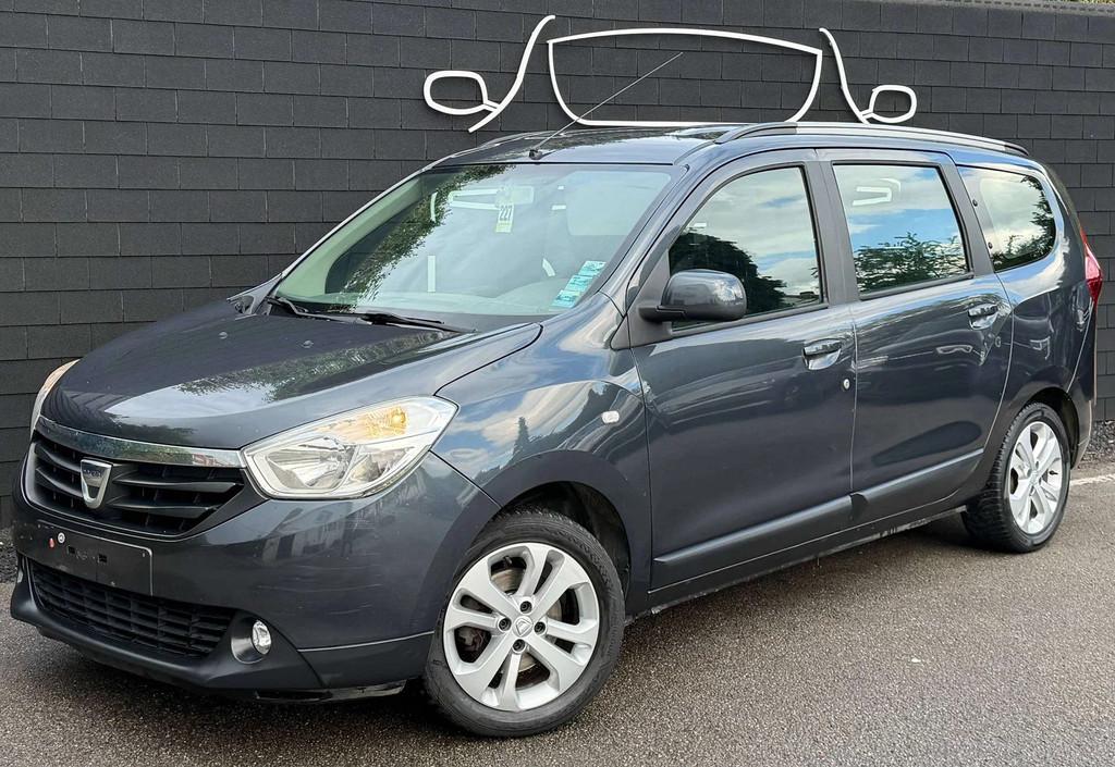 Dacia Lodgy 1.5 dCi+7 PLACES+AIRCO+NAVI+CUIR+JANTES+EURO 6B, Argent ou Gris, Achat, Euro 6, 7 places