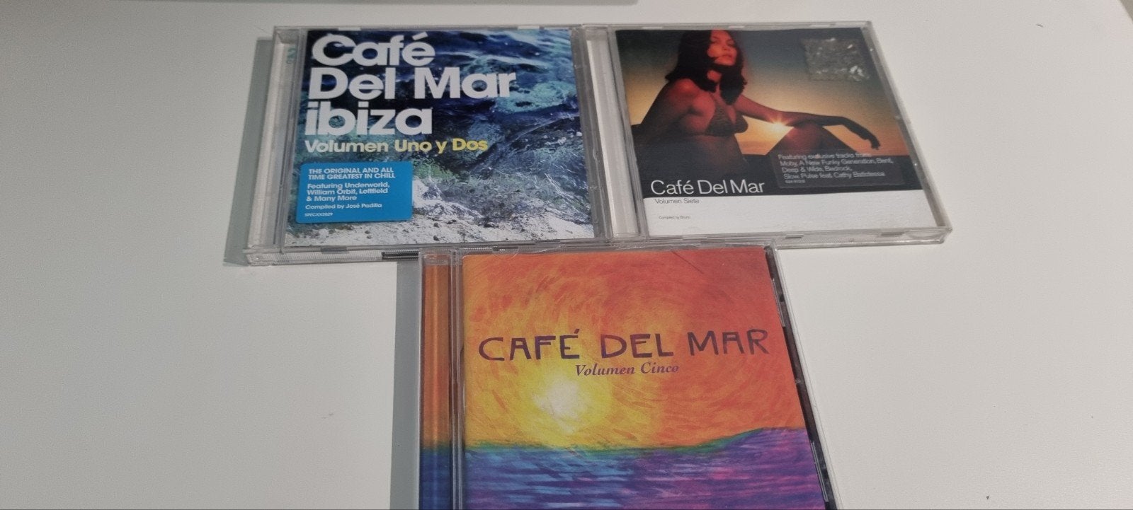 cd café del mar uno/dos/siete/cinco, Cd's en Dvd's, Ophalen of Verzenden, Gebruikt, Album
