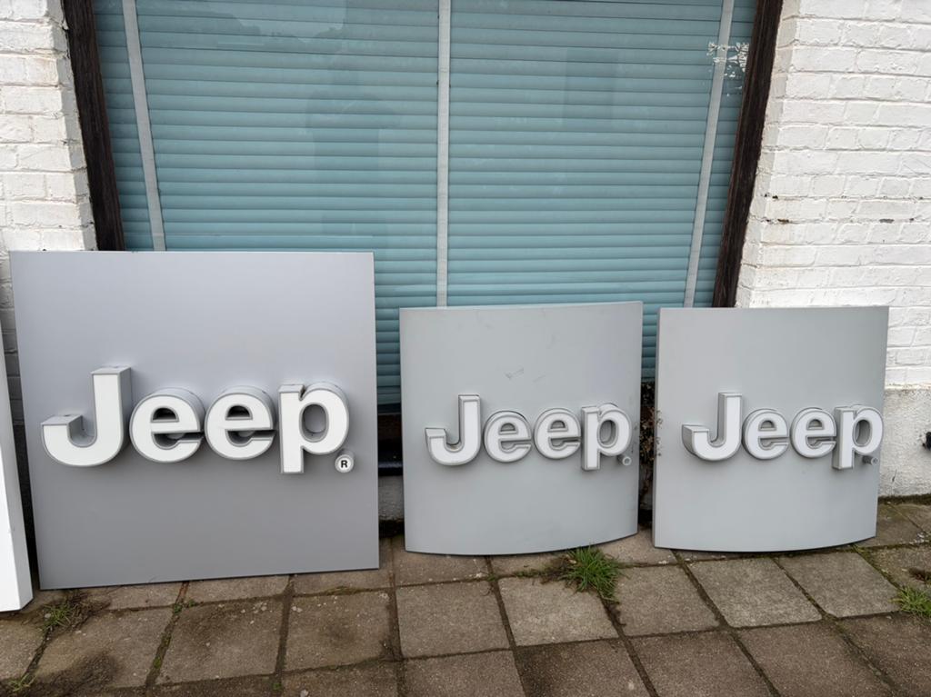 Verlichte borden voor Jeep, Ophalen, Zo goed als nieuw