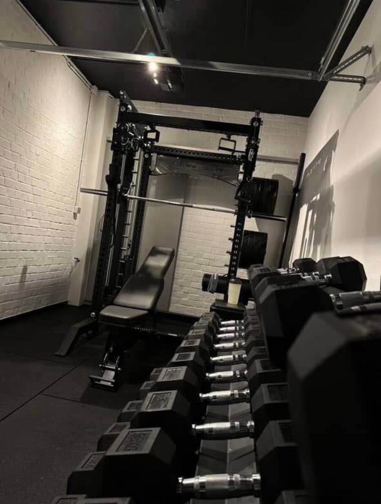 COMPLETE HOME GYM TE KOOP – HIGH END SETUP, Enlèvement, Comme neuf, Haltère