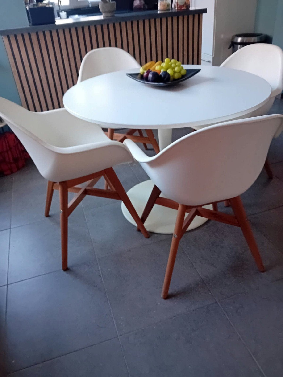 tafel met 4 stoelen, Huis en Inrichting, Ophalen, Zo goed als nieuw