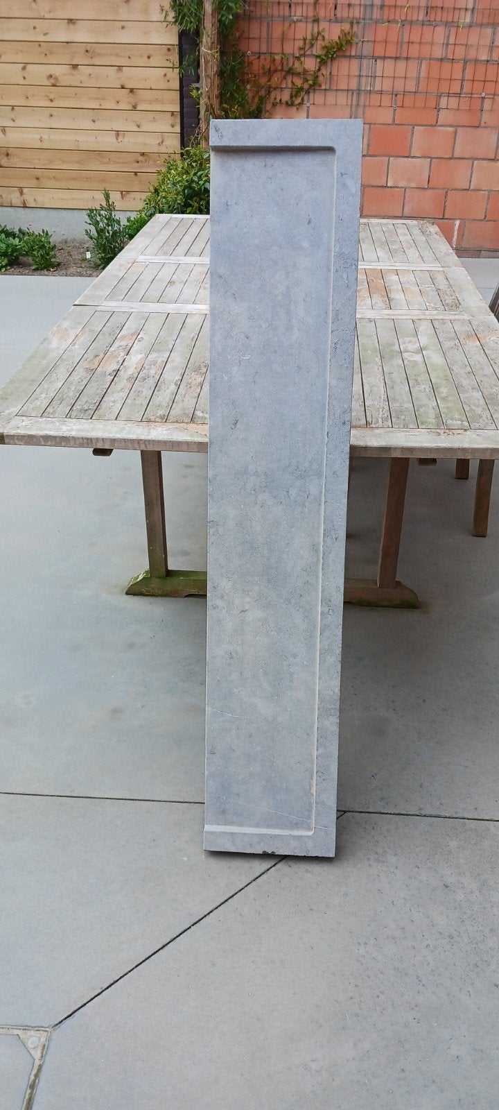 te koop blauwe hardsteen met opkant, Doe-het-zelf en Bouw, Ophalen, 100 tot 150 cm, Hardsteen, Overige typen