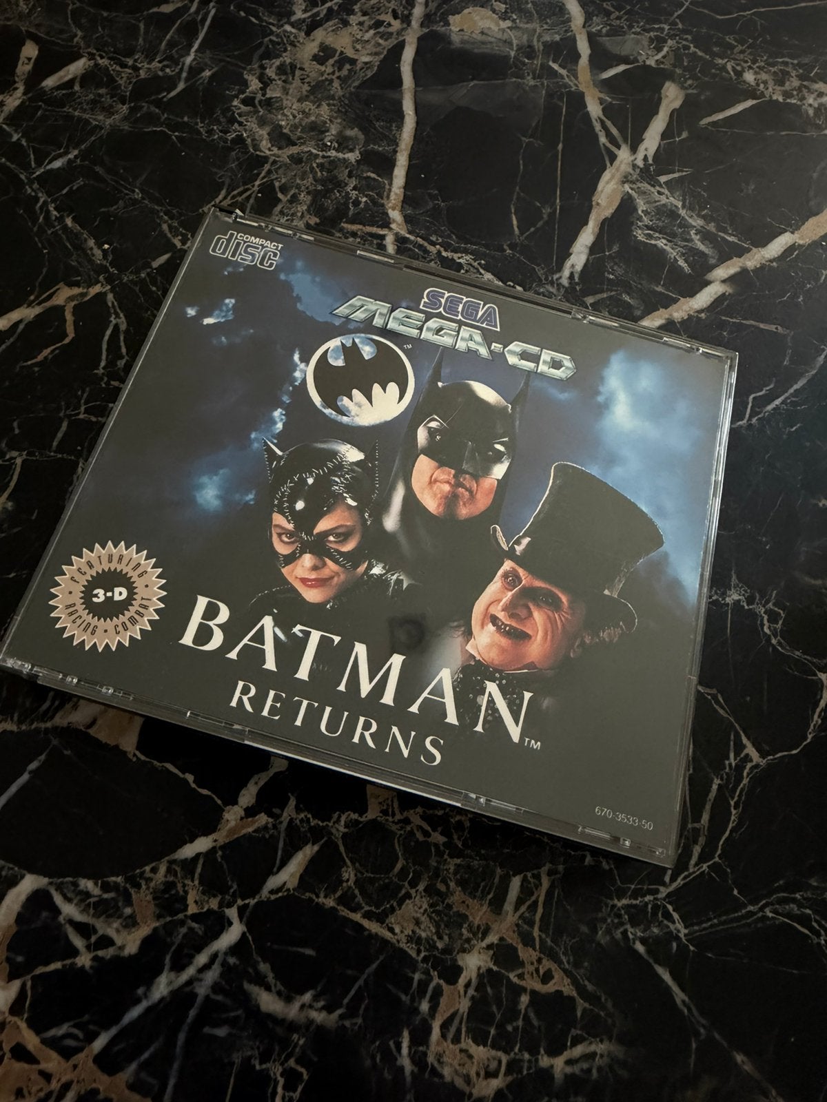 BATMAN Returns sega MEGA - CD, Games en Spelcomputers, Ophalen of Verzenden, Zo goed als nieuw