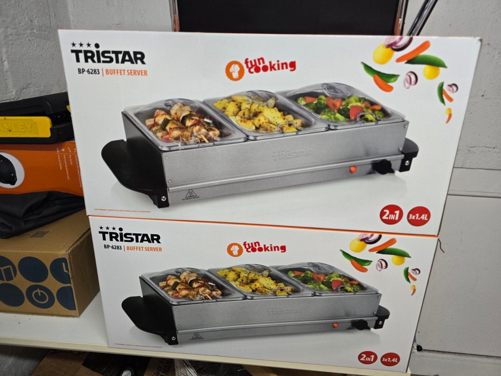 2 elektrische au bain marie toestellen, Ophalen