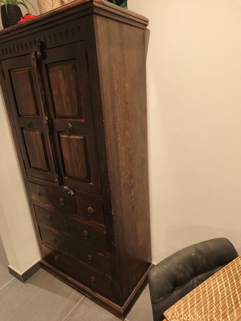 Koloniale eetkamer (bar)kast + dressoir, Enlèvement