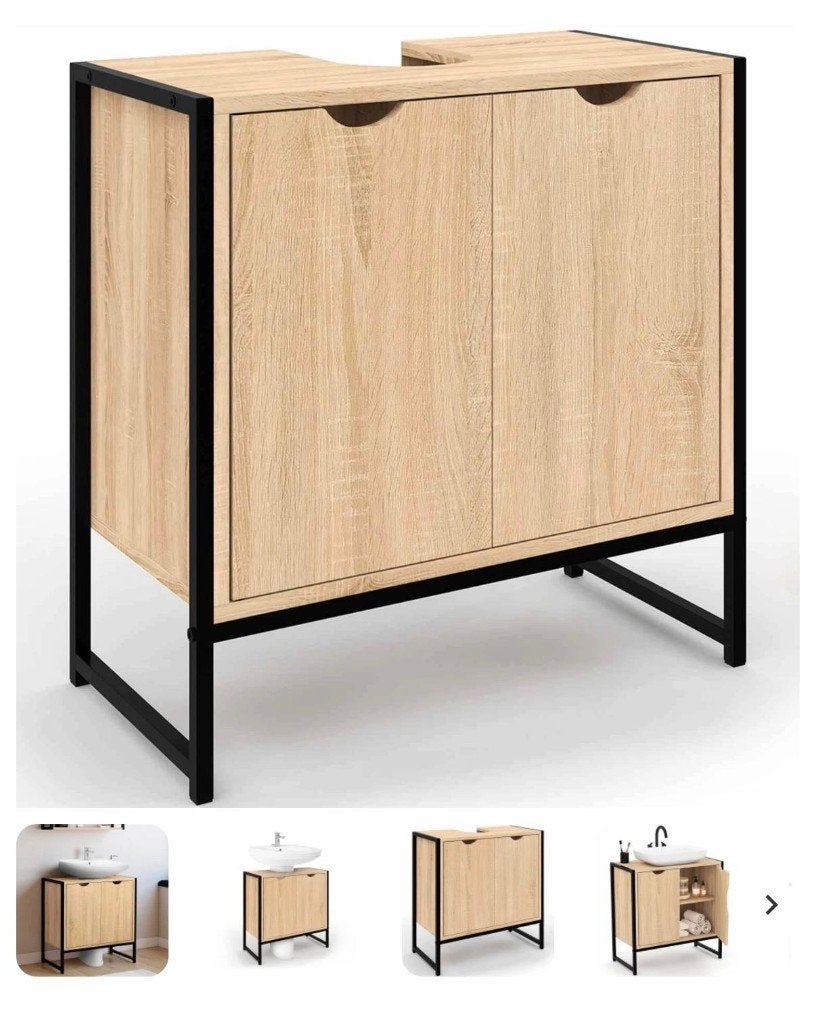 DETROIT Bathroom Vanity Units (2), 25 à 50 cm, Lavabo ou Évier, Moins de 100 cm, Comme neuf