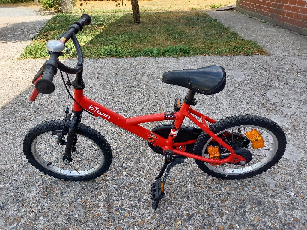 Fietsen 16 inch zonder en met zijwieltjes, Fietsen en Brommers, Ophalen, Zijwieltjes, Velgrem, 16 tot 20 inch