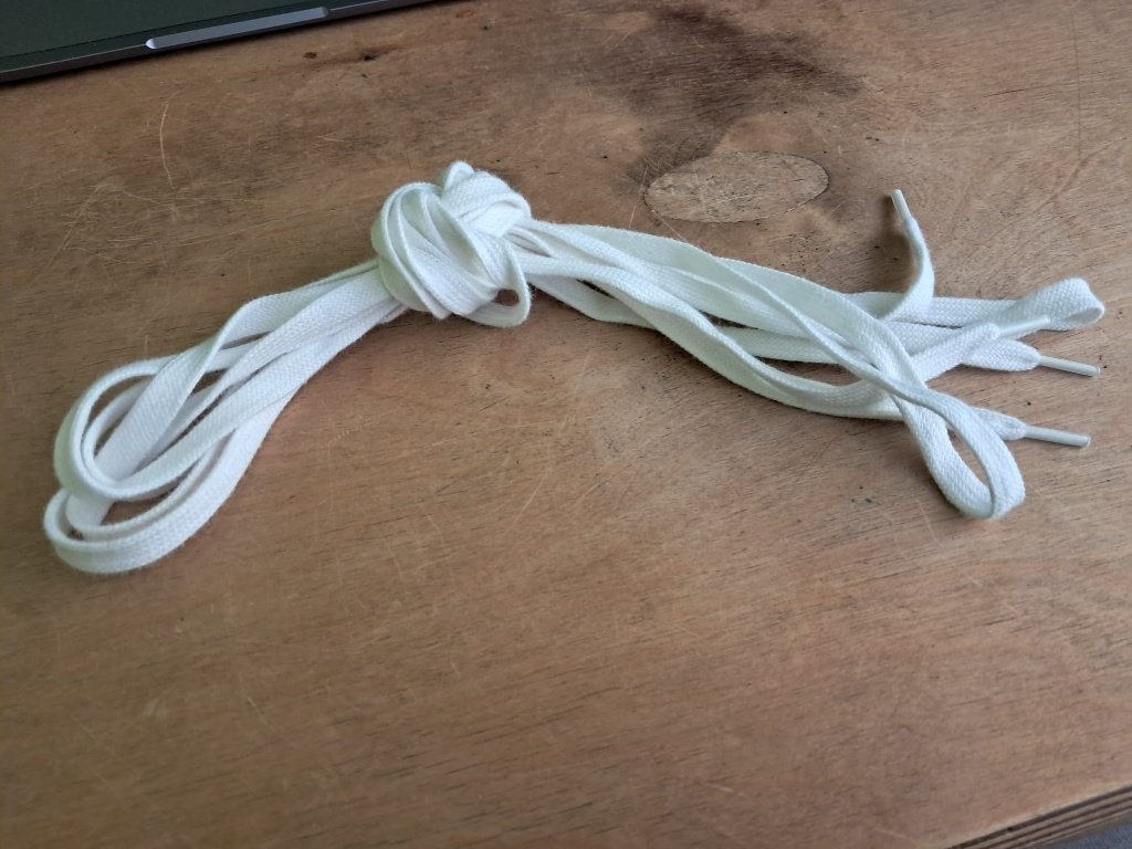Witte schoenveters 180 cm, Ophalen of Verzenden, Nieuw, Wit, Overige typen