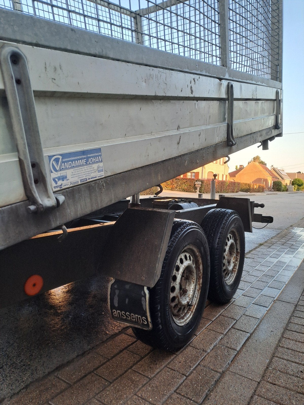 aanhangwagen, Ophalen, Gebruikt