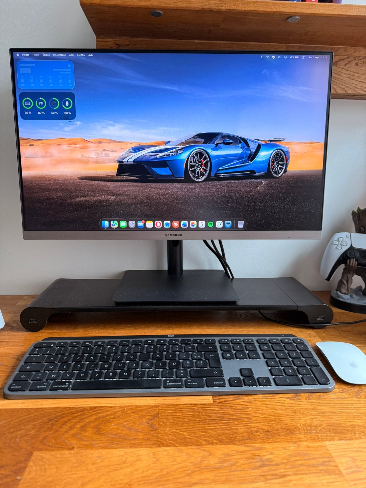 Moniteur Samsung LS24R65, Gaming, 3 à 5 ms, Connexion casque, Full HD