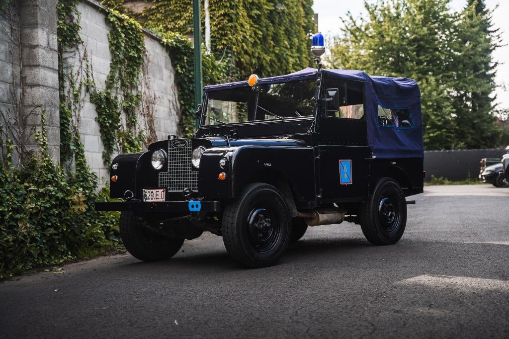 Land Rover SERIE 1 EX RIJKSWACHT, Autos, Achat, Attache-remorque, Entreprise, Bleu